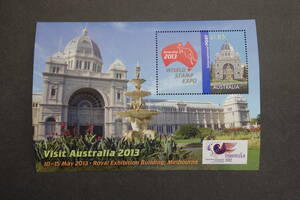 外国切手： オーストラリア切手「2013 World Stamp Expo」 小型シート 未使用