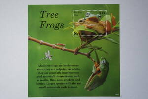  foreign stamp :ne- screw stamp [ America large land. tree frog ](amaga L ) small size seat unused 