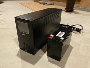 【動作】CLASSIC PRO ( クラシックプロ ) UPS500LX 無停電電源装　新品バッテリー付き！