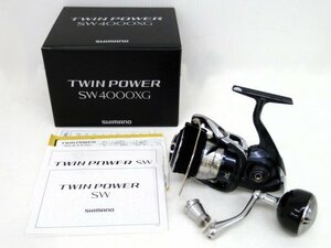 N【大関質店】 未使用 リール SHIMANO シマノ TWIN POWER 21ツインパワー SW 4000XG 04221