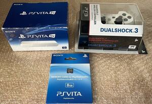 (中古)SONY PlayStation VITATV VTE-1000 メモリーカード8GB ps3コントローラー 初期化,動作確認済 バリューパック同等品 psvitatv