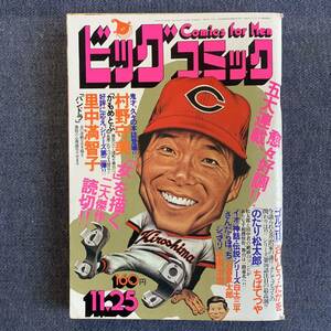 ビッグコミック 1975/11/25 昭和50年 読切パンドラ/里中満智子-かもめとぶ/村野守美 シュマリ手塚治虫 イオ白土三平 ちばてつや 石森章太郎