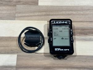 ■美品■LEZYNE レザイン SUPER GPS GPS サイクルコンピューター サイコン USB充電式 ロードバイク パーツ アクセサリー P0247