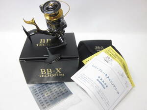 【美品】釣具12-23 　シマノ　テクニウム　BB-X　C3000DXXG　S　　SHIMANO　TECHUIUM　043559