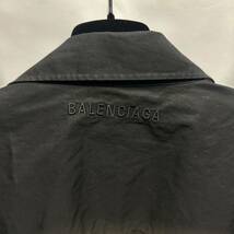 希少◇BALENCIAGA バレンシアガ シャツ ジャケット ブラック ユニセックス 変形シャツ_画像3