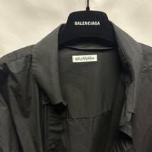 希少◇BALENCIAGA バレンシアガ シャツ ジャケット ブラック ユニセックス 変形シャツ_画像4