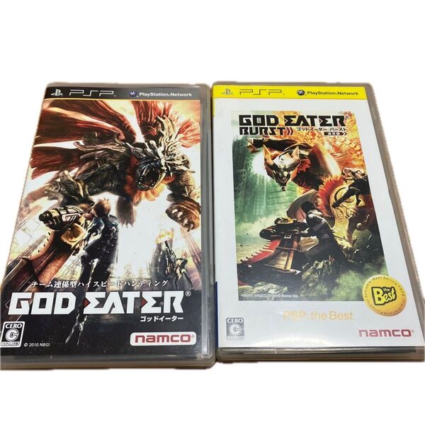 【PSPソフト2本セット】 GOD EATER GOD EATER BURST通常版