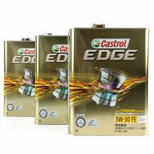 Castrol EDGE TITANIUM 5W-30 FE 4L缶3個　12L (カストロール エッジ チタニウム　5W-30 FE）