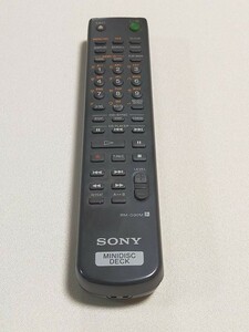 kk1209　 除菌・清掃済　SONY ソニー リモコン RM-D30M 　赤外線発光確認済　返金保証あり