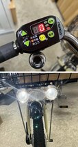 ■ 札幌発 maruishi ASSIST Cocotie yu 丸石自転車 ココッティアシスト 電動自転車 ASCCY203J 20型 後ろ子供乗せ 動作OK 中古 ★_画像4