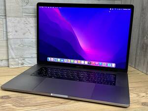 【動作OK♪】MacBook Pro 2016 Retina (A1398)[Core i7(6920HQ)2.9Ghz/RAM:16GB/SSD:256GB/15.4インチ]Montery インストール済 動作品