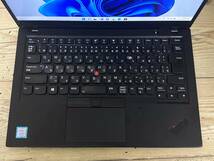 【良品♪】Lenovo ThinkPad X1 Carbon [8世代 Core i5(8250U) 1.6GHz/RAM:8GB/SSD:256GB/14インチ]Windowsd 11 動作品_画像2