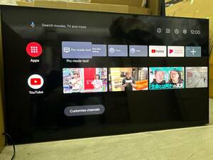 SONY BRAVIA FW-75BZ40H 4K 液晶モニター Android TV対応 Youtube/NetFlix等対応 75V型(75インチ) 動作品