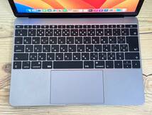 【良品♪】MacBook Retina 2017(A1534)[Core m3 7Y32 1.1Ghz/RAM:8GB/SSD:256GB/12インチ]Ventura スペースグレー 動作品_画像2