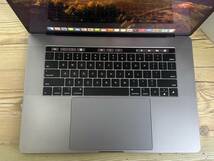 【美品♪】MacBook Pro 2018[Core i7 8850H 2.6GHz/RAM:16GB/SSD:512GB/15.4インチ/タッチバー]Sonoma スペースグレー 動作品_画像2