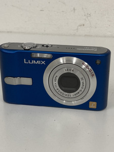 100円～◆Panasonic パナソニック LUMIX DMC-FS1 ブルー デジカメ デジタルカメラ バッテリー付き　