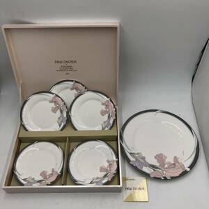 【未使用】Noritake/ノリタケ ニューディケイド 大皿1枚/小皿5枚セット 箱あり