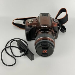 T ソニー DSLR-A330/a330ボディ×DT 3.5-5.6/18-55mm　SAM レンズ付 デジタル一眼レフカメラ