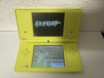 【動作品】NINTENDO DSi 本体 ニンテンドー TWL-001(JPN) ポケットモンスター　ゲームソフト付き　送料無料　1218FC_画像1