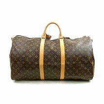 美品 ヴィトン キーポル・バンドリエール55 M41414 ボストンバッグ モノグラム Louis Vuitton ◇_画像3