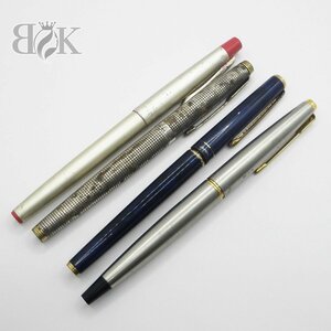 パーカー パイロット プラチナ 万年筆 4本セット ペン先 14K ジャンク ●