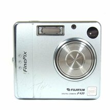 富士フイルム ファインピクス FinePix F420 コンパクトデジタルカメラ シルバー 通電 動作 確認済み 付属品 FUJIFILM ◆_画像2