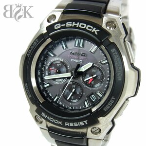 カシオ G-SHOCK MTG-1200 メンズ 電波ソーラー アナログ バンド洗浄済み 黒文字盤 マルチバンド 動作品 付属品 CASIO ◆