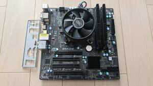 ASRock B75 Pro3-M core i3 2100 4GB CPUFan ジャンク