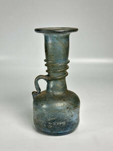 ローマガラス　花瓶　花入　花器　硝子　古物　銀化　