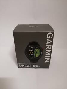 新品 ガーミン アプローチ Approach S70 47mm ブラック ゴルフ GPSウォッチ スマートウォッチ GARMIN