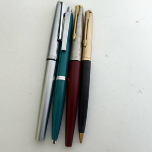 1円スタート MONTBLANC モンブラン PARKER パーカー MONTBLANC300 GERMNNY 万年筆 ボールペン まとめ 4点セット 1780 12-4