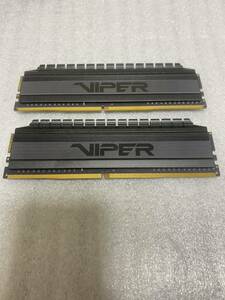 PATRIOT VIPER 16GB (8GB×2枚) DDR4 3200Mhz 1.35V デスクトップメモリ