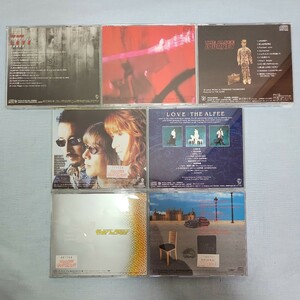 金2) アルフィー THE ALFEE CD 7枚セット JOURNEY CONFIDENCE EMOTIONAL LOVE SONGS GLINT BEAT Nouvelle Vague Going My Way special live