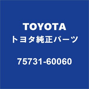 TOYOTAトヨタ純正 ランドクルーザー80 フロントドアプロテクタモールRH 75731-60060