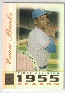 【バットカード】2003 TOPPS TRIBUTE #TR-EB ERNIE BANKS