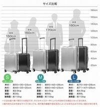 【限定セール】新品 スーツケース Lサイズ 89L 大型 7～10日用 ファスナータイプ TSAロック 軽量 キャリーバッグ 旅行 出張 トランクケース_画像10