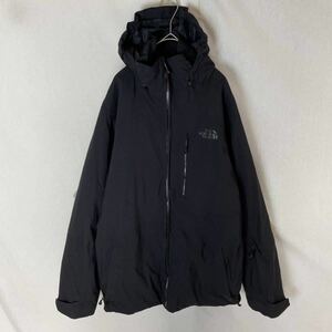 THE NORTH FACE STEEP SERIES ナイロンジャケット　プリマロフト　古着　Lサイズ　ブラック