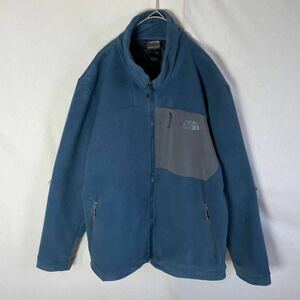 THE NORTH FACE フリースジャケット　古着　Lサイズ　ネイビー　ボアライナー