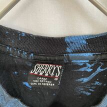 90's SHERRYS BEST アメリカ製　半袖プリントTシャツ　総柄　ヴィンテージ 古着　Lサイズ　ディズニー_画像3