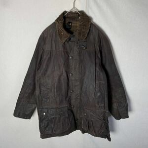 Barbour ビューフォート　オイルドジャケット　古着　C40/102CM ダークブラウン　ヴィンテージ イングランド製