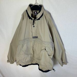 CHAPS RALPH LAUREN アノラックパーカー　古着　XLサイズ　ベージュ　プルオーバー