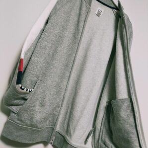 【USED】GAP　キッズ　スウェットジャケット 　グレー　150cm