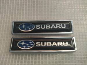 【２個セット】SUBARU エンブレムプレート 