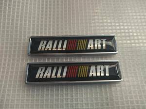 【２個セット】RALLIART(ラリーアート) エンブレムプレート