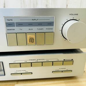 ☆ YAMAHA ヤマハ STEREO AMPLIFER A-405 アンプ AM/FM STEREO TUNER T-405 チューナー セット まとめ SA-1208b140 ☆の画像4