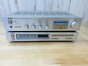 ☆ YAMAHA ヤマハ STEREO AMPLIFER A-405 アンプ AM/FM STEREO TUNER T-405 チューナー セット まとめ SA-1208b140 ☆