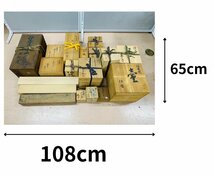 空箱 木箱 まとめて 18点 桐箱 保護箱 軸箱 収納箱 保管箱 検:茶道具 徳利 花入 掛軸 茶碗 骨董_画像2