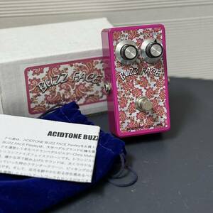 ACIDTONE BUZZ FACE Paisley アシッドトーン シリコン ファズフェイス クローン ファズ ピンクペイズリー