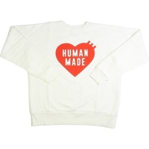 HUMAN MADE ヒューマンメイド 23AW SWEATSHIRT White HM26CS041 クルーネックスウェット 白 Size 【XXL】 【新古品・未使用品】 20784359