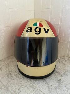 ☆ agv ヘルメット 旧車 レトロ ビンテージ　ジャンク☆